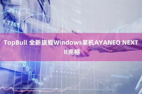TopBull 全新旗舰Windows掌机AYANEO NEXT II亮相